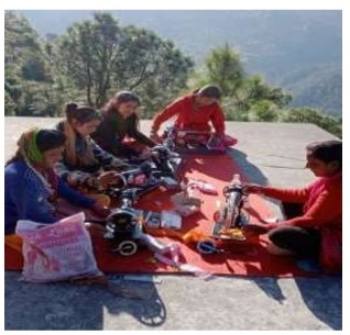 Women Empowerment Sewing and tailoring skill.